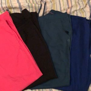 4 pair scrub pants